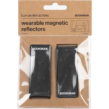 Magnetická připínací odrazka RASCAL CLIP-ON REFLECTORS, černá