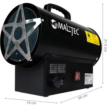 Topidlo Turbo-Warm Plynový ohřívač 25kw s LCD displejem a termostatem