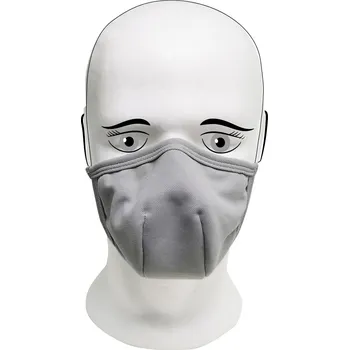 Nákrčník Rouška IQ Classic 3x každodenní maska cool šedá Barva: šedá, Velikost: S / M 510100.4740