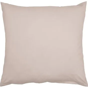 Bytový textil SCANquilt povlak SATÉN COLOR šedobéžová 50 x 70 cm