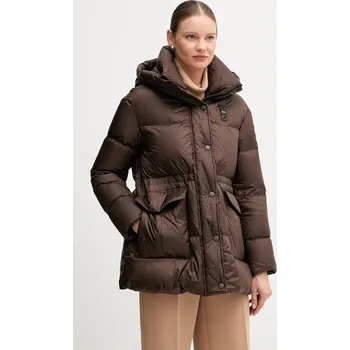 Péřová bunda Blauer CHELSEA hnědá barva, zimní, BLDB03175 89X, vel. S