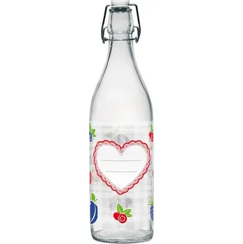 Láhev Láhev sklo patentní uzávěr 1000ml CERVE SRDCE KUTIL Sklad7 4690820.00 (KUTIL Sklad7)