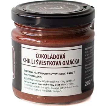 Omáčka HUHU Chilli Čokoládová chilli švestková omáčka 200ml