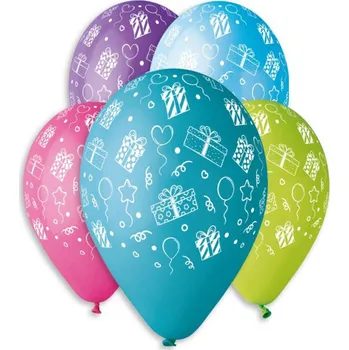 Balonky nafukovací 13" Jednorožec 5 ks v sáčku