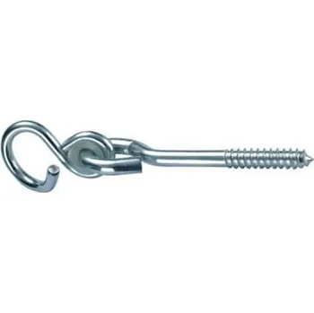 Zahradní nábytek Hák závěsný 200mm Zn s kyvným vrutem ¤10,6mm KUTIL Sklad7 8318618.00 (KUTIL Sklad7)