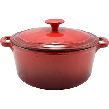 Hrnec Hrnec litina smalt ¤28cm 6,5L s poklicí RED KUTIL Sklad7 610567.00 (KUTIL Sklad7)
