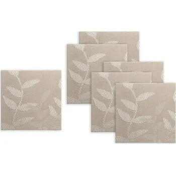 prostírání Prostírání 10x10cm 6ks LEAF nature KUTIL Sklad7 4711606.00 (KUTIL Sklad7)