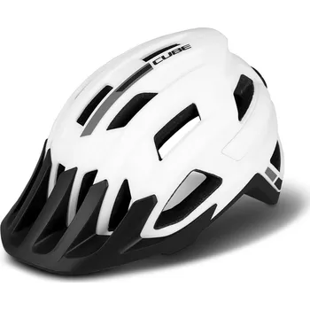 Cyklistická přilba Prilba CUBE ROOK biela varianta veľkosť L (57-62cm)