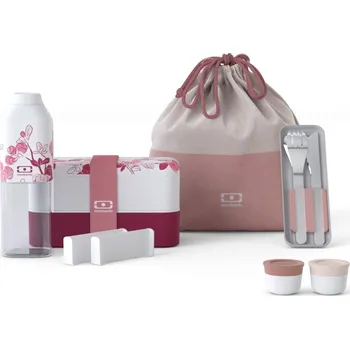 Jídelní set Monbento Coffret déjeuner Premium - Magnolia / Premium Gift Box - Magnolia