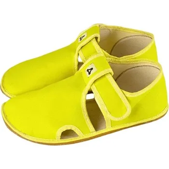 Chlapecké bačkory Dětské barefoot přezůvky Antal Rascal Basic Yellow – žluté Velikost: 33