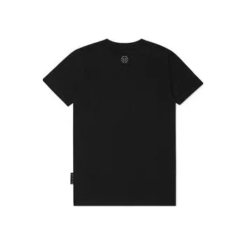 Pánské tričko PHILIPP PLEIN T-Shirt 27781 Černá Regular Fit 14