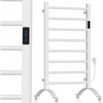 Radiátor Thermo 2v1 – elektrický radiátor s montáží na stěnu i volně stojící, s termostatem a časovačem, bílý