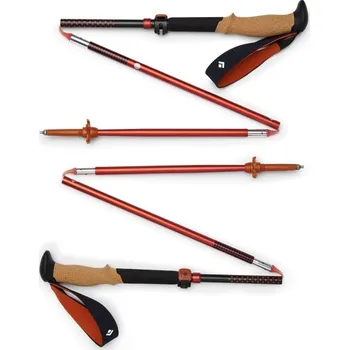 Trekingová hůl Trekové hole Black Diamond Pursuit FLZ Trekking Poles Délka holí: 125 cm / Barva: černá/červená