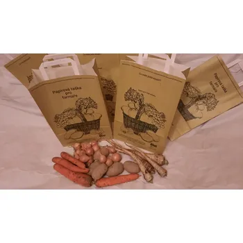 Taška plná brambor typu C, cibule, mrkve, petržele - týdenní zásoba D, min. 4,5 kg