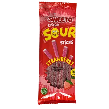 Bonbon Sweeto želé kyselé pendreky s jahodovou příchutí 75g