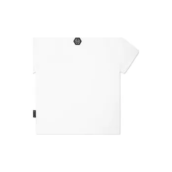 Pánské tričko PHILIPP PLEIN T-Shirt 28189 Bílá Regular Fit 16