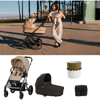 Kočárek CYBEX Balios S Lux set od narození B Beige/Brown