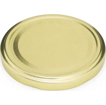 KOZÁČEK Víčko ¤66mm Twist 10ks zlatá