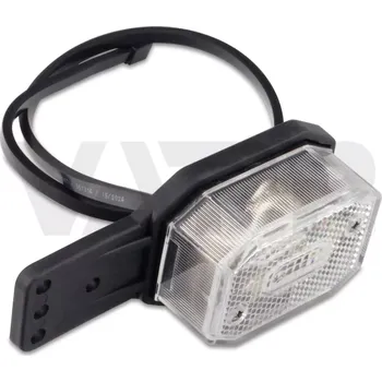 Přídavný světlomet Svítilna přední obrysová Aspöck Flexipoint I, s odrazkou na držáku