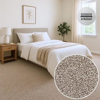 Koberec Koberce metráž AMALFI / Filc 90 Označení šíře role: 5 m