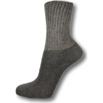 Dámské ponožky Zdravotní bavlněné froté ponožky - světle šedé Vyberte velikost: 40 - 42