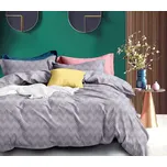Flanelové povlečení z mikrovlákna DAVIS šedé, 140x200 / 70x90 cm