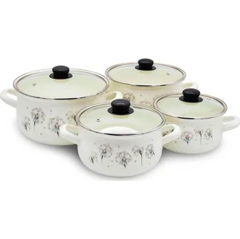 Hrnec Sada hrnců smalt 8d PAMPELIŠKA KUTIL Sklad7 442077.00 (KUTIL Sklad7)