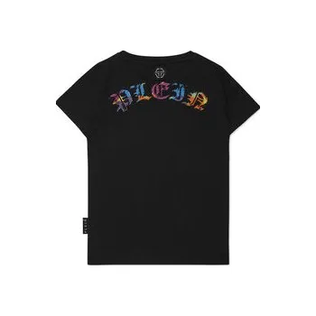 Pánské tričko PHILIPP PLEIN T-Shirt 27817 Černá Regular Fit 8