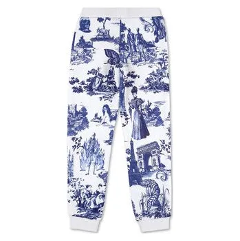 Pánské kalhoty PHILIPP PLEIN Joggers kalhoty 5949 Bílá Jogger Fit 8