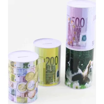 Pokladnička Pokladnička plechovka DEKOR, mix dekorů KUTIL Sklad7 607638.00 (KUTIL Sklad7)