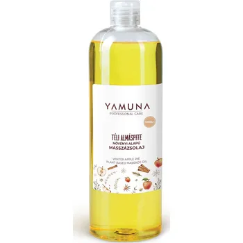 Masážní přípravek Yamuna rostlinný masážní olej - Jablečný koláč 1000 ml