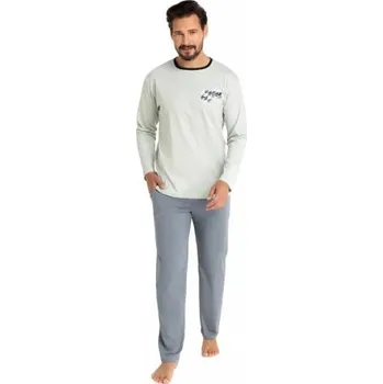 Pánské pyžamo Pánské pyžamo 484/51 REGINA zelená světlá L