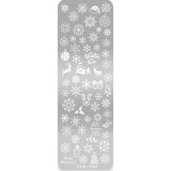 Nailee Destička na razítkování vánoční STN-N02 vločky