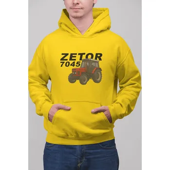 Pánská mikina Pánská mikina Zetor 7045 Barva: Žlutá, Velikost: 2XL