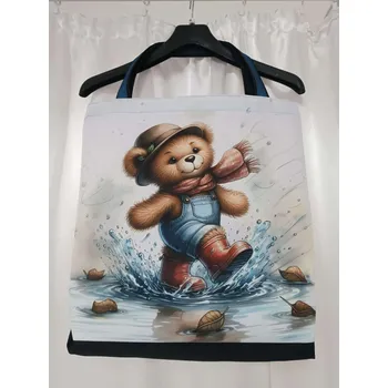 Taška vzor č.64 - méďa v holínkách