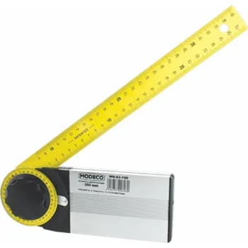 Úhloměr Modeco Nastavitelný hliníkový úhloměr 350mm MN-83-150