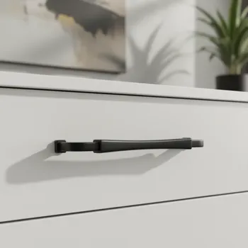 Nábytkové kování Siro Úchytka NEUS / Černá matná 160 mm