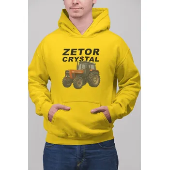 Pánská mikina MMO Pánská mikina Zetor Crystal Barva: Žlutá, Velikost: 2XL