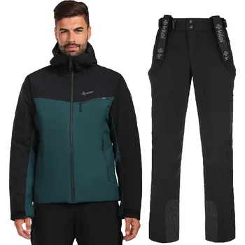 Pánská bunda Pánský lyžařský komplet Flip GRN 3XL + Rhea BLK 3XL