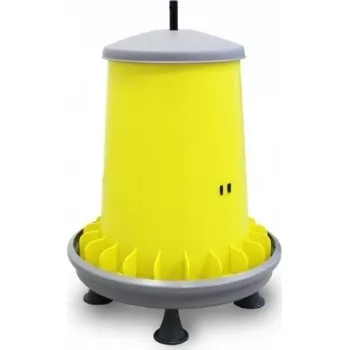 Pro ptáka Automatické krmítko pro slepice ARCUS GYRO, nastavitelné, závěsné, s nožičkami Objem: 9 litrů