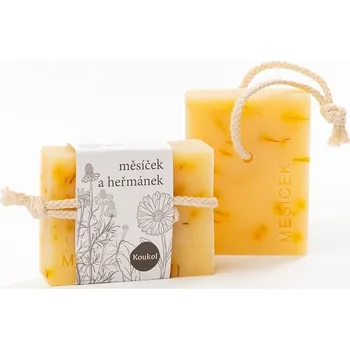 Koukol Přírodní mýdlo měsíček a heřmánek (poloviční)