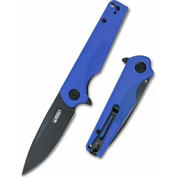 kapesní nůž Kubey KU233F Wolverine kapesní nůž 7,4 cm, Dark Stonewash, modrá, G10, spona