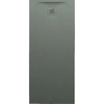 Sprchová vanička LAUFEN PRO Sprchová vaničky, obdélníková, s odtokem na kratší straně, materiál Marbond 1600x700, Betonově šedá - H2139540790001