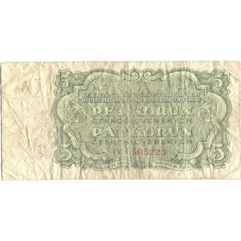ČESKOSLOVENSKO. 5 korun 1961. Série CC. Hej. 99.