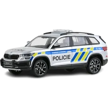 Plastikový model Abrex Škoda Kodiaq FL (2021) - Policie ČR - s ochranným rámem