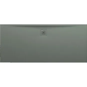 Sprchová vanička LAUFEN PRO Sprchová vanička, obdélníková, s odtokem na delší straně, materiál Marbond 1800x800, Betonově šedá - H2109550790001