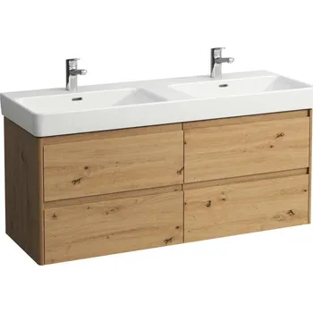 Nábytek LAUFEN BASE 2.0 Skříňka pod umyvadlo, 4 zásuvky, pro umyvadlo PRO S H814968 1270x445, Divoký dub - H4113341082671