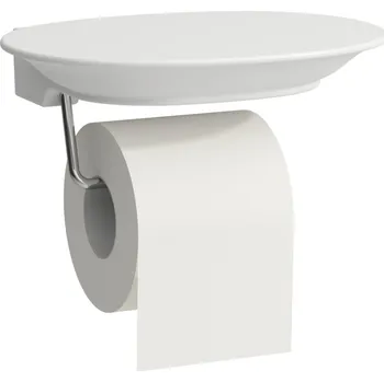 LAUFEN THE NEW CLASSIC Držák toaletního papíru, keramika 220x170, Bílá mat / Chrom - H8738537570001