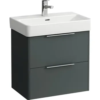 Koupelnový nábytek LAUFEN BASE Skříňka pod umyvadlo, 2 zásuvky, pro umyvadlo H818959 (compact) 570x360, Šedá traffic - H4022121102661