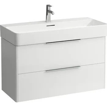 Koupelnový nábytek LAUFEN BASE Skříňka pod umyvadlo, 2 zásuvky, pro umyvadlo H810287 930x390, Bílá lesklá - H4024121102611